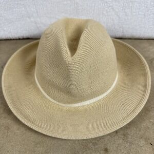 Hat Attack Classic Travel 100% Paper Straw Fedora Hat Womens One Size